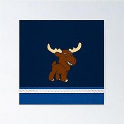 Winnipeg Cute Mascot Poster