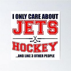 Winnipeg Jets Hockey Poster