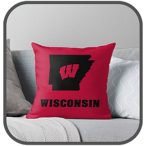 Wisconsin Badgers Pillows Cover