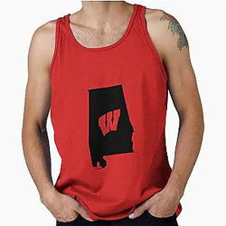 Wisconsin Badgers Fans in Alabama Tanktop