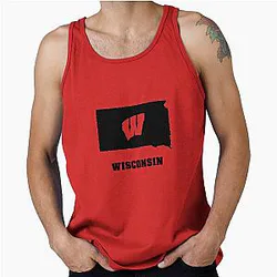 Wisconsin Badgers Fans in South Dakota Tank Top