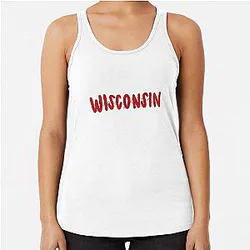 Wisconsin Badgers Racerback Tank Top