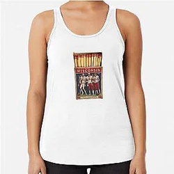 University of Wisconsin Badgers Vintage Racerback Tank Top