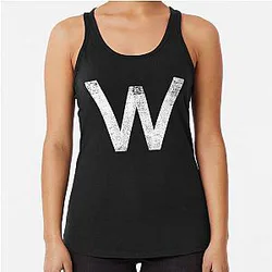 Throwback Wisconsin Badgers W Racerback Tank Top