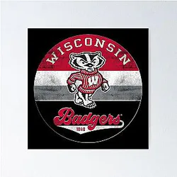 Creative Wisconsin Badgers Design posters
