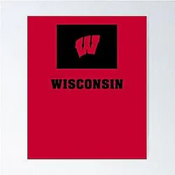Wisconsin Badgers Fans in Colorado Poster