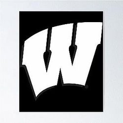 Wisconsin Badgers Madison WI iPhone Case Poster