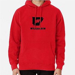 Wisconsin Badgers Fans in AR Pullover Hoodie