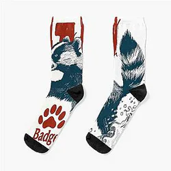 Madison, Wisconsin Badgers Socks