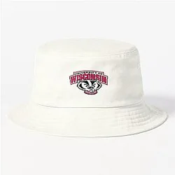 Captivating Wisconsin Badgers Design Bucket Hat