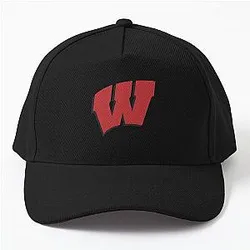 Wisconsin Badgers Sticker Baseball Cap