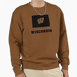 Wisconsin Badgers Fans in Colorado Pullover Sweatshirt