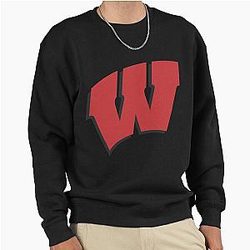 Wisconsin Badgers Sticker Pullover Sweatshirt
