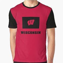 Wisconsin Badgers Fans in Colorado Graphic T-Shirt