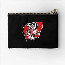 Enticing Wisconsin Badgers Design Zipper Pouch