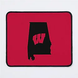 Wisconsin Badgers Fans in Alabama Mouse Pad