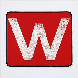 Throwback Wisconsin Badgers W Mouse Pad