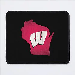 Engaging Wisconsin Badgers Design Mouse Pad