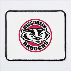 Extraordinary Wisconsin Badger Design Mouse Pad