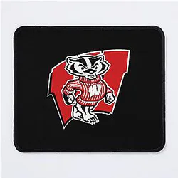 Fabulous Wisconsin Badgers Design Mouse Pad
