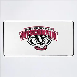 Captivating Wisconsin Badgers Design Desk Mat