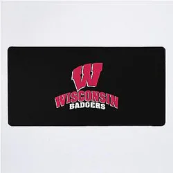 Terrific Wisconsin Badgers Desk Mat