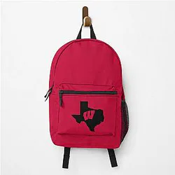 Wisconsin Badgers Fans in Texas Backpacks