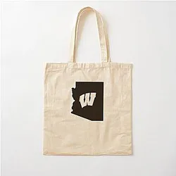 Wisconsin Badgers Fans in Arizona Cotton Tote Bag
