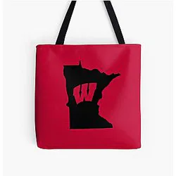 Wisconsin Badgers Fans in Minnesota Tote Bag