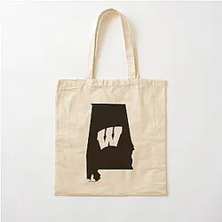 Wisconsin Badgers Fans in Alabama Cotton Tote