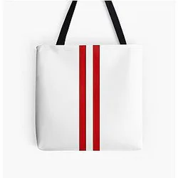 Wisconsin Badgers Striped Tote Bag