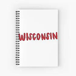 Wisconsin Badgers Spiral Notebook