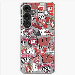 University of Wisconsin Badgers Samsung Galaxy Soft Case