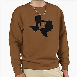 Wisconsin Badgers Fans in Texas Pullover Sweatshirt