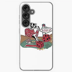Bucky Badger Las Vegas Dice Roll University of Wisconsin Badgers Samsung Galaxy Case