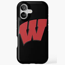 Wisconsin Badgers Sticker iPhone Case