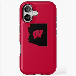 Wisconsin Badgers Fans in Arizona iPhone Case