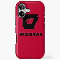 Wisconsin Badger Fans in Arkansas iPhone Tough Case