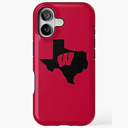 Wisconsin Badgers Fans in Texas iPhone Case