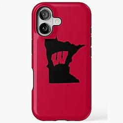 Wisconsin Badgers Fans in Minnesota iPhone Case