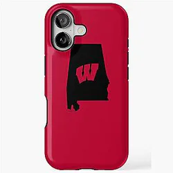 Wisconsin Badgers Fans in Alabama iPhone Case