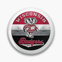 Wisconsin Badgers Design Pin