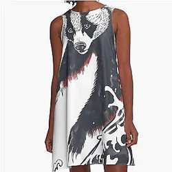 Badger Pride, Wisconsin Badgers A-Line Dress