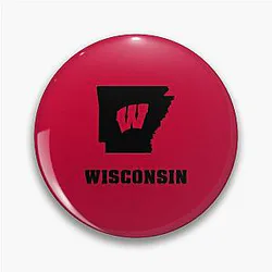 Wisconsin Badgers fans in Arkansas pin