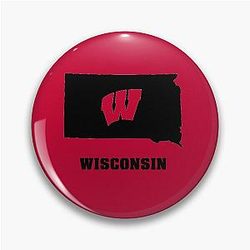Wisconsin Badgers Fans in South Dakota Pin