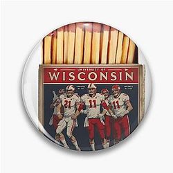 University of Wisconsin Badgers Matchbox Pin