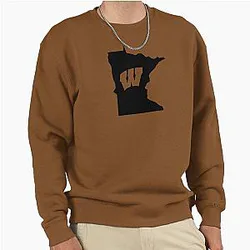 Wisconsin Badgers Fans in Minnesota Pullover Sweatshirt