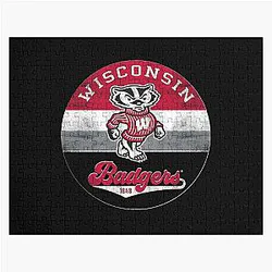 Creative Wisconsin Badgers Design Jigsaw Puzzle