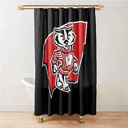 Fabulous Wisconsin Badgers Shower Curtain