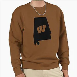 Wisconsin Badgers Fans in Alabama Pullover Sweatshirt